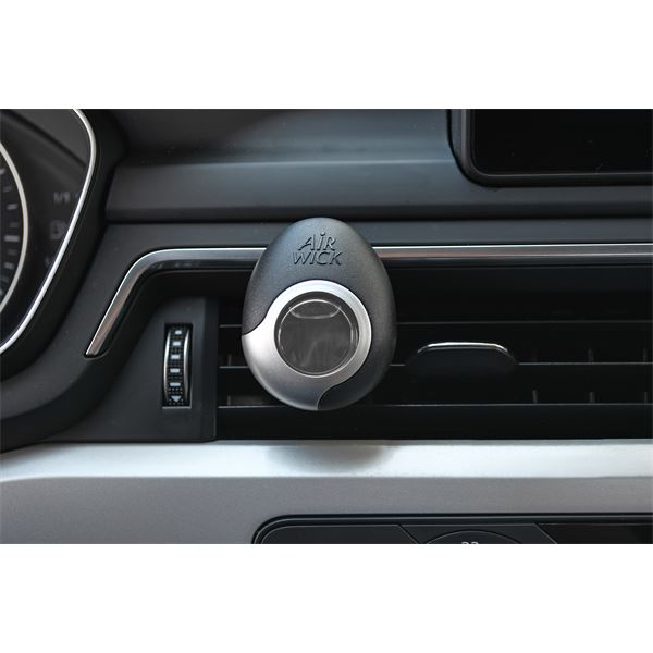 Désodorisant voiture mini bicolore fleur/vanille Air Wick