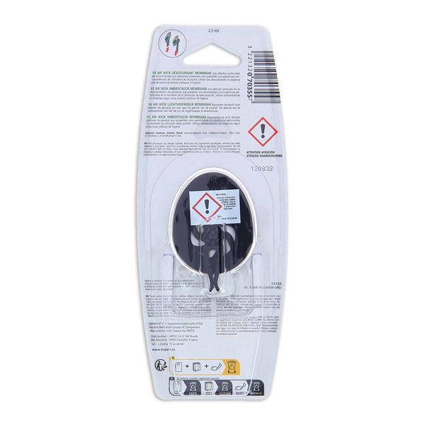 Désodorisant voiture mini bicolore fleur/vanille Air Wick