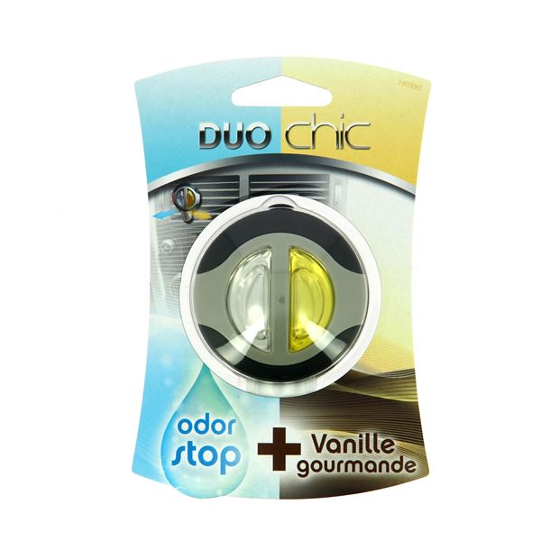 Désodorisant voiture diffuseur vanille Duo Chic