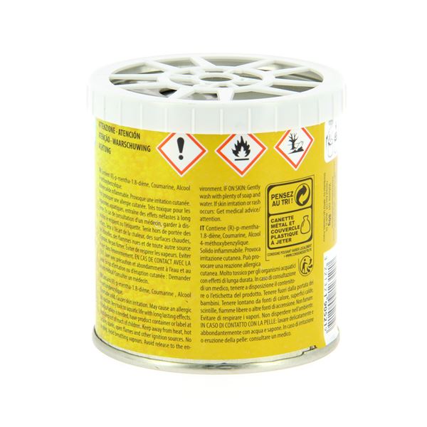 Désodorisant voiture boite, senteur vanille, Air Gel