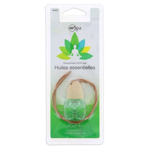 Désodorisant à base d'huiles essentielles Air Spa flacon Senteur Pure