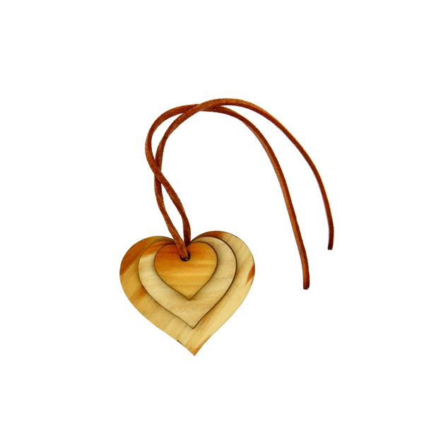 Désodorisant Cœur bois Love is in the air Senteur vanille