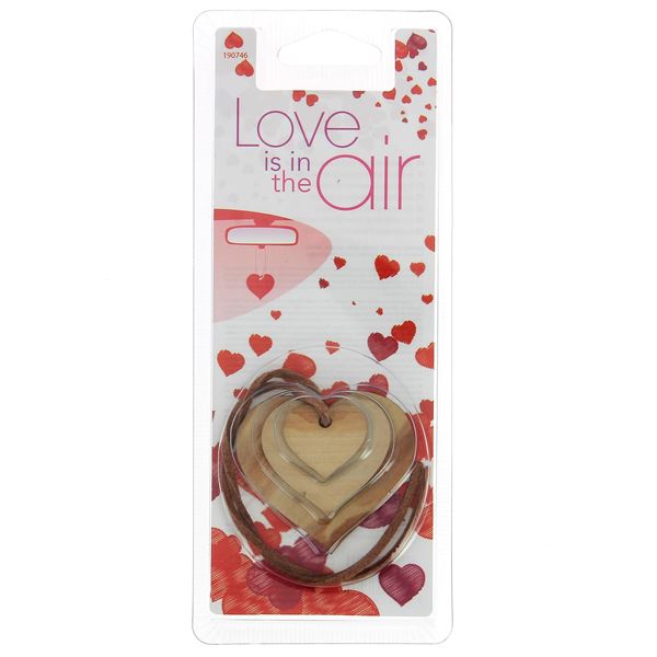 Désodorisant Cœur bois Love is in the air Senteur vanille