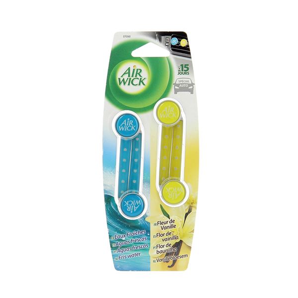 Désodorisant sticks Air Wick vanille et eaux fraiches