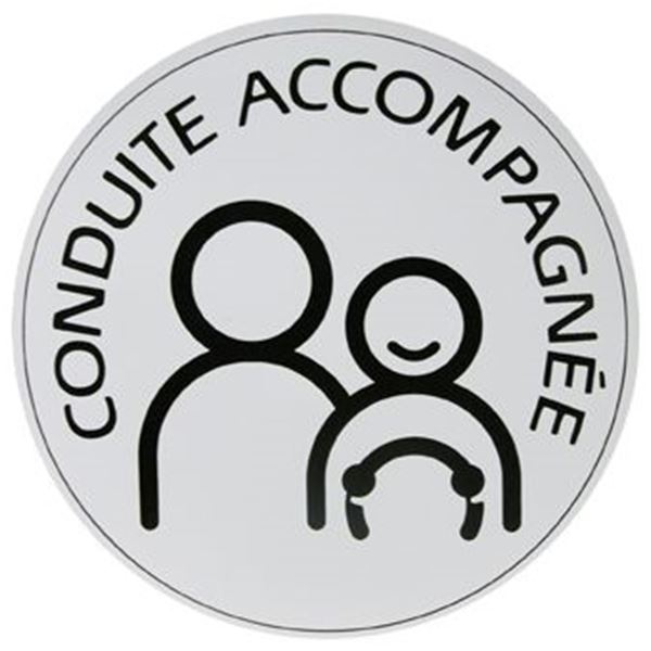 Disque conduite accompagnée magnétique