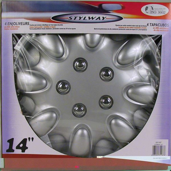 Enjoliveur 14 pouces Cosmos Stylway x4