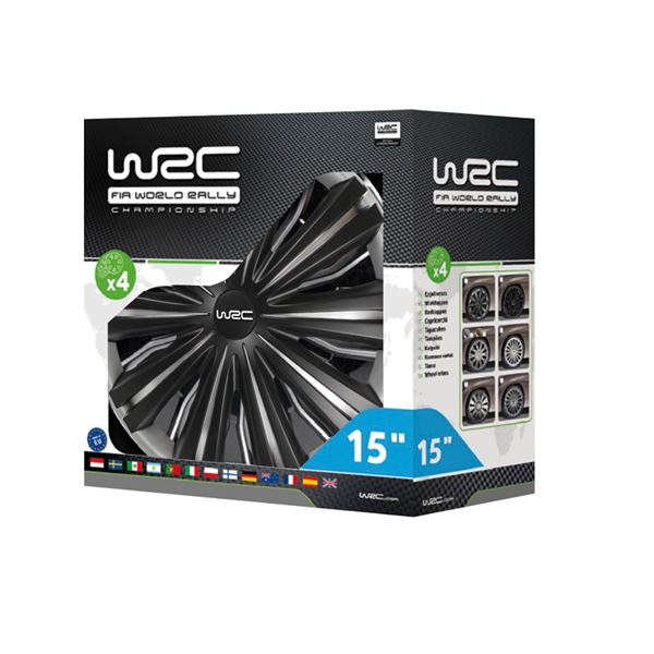 Enjoliveur WRC 15" bicolore x 4