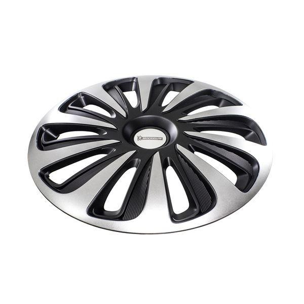 4 Enjoliveurs MICHELIN 14 pouces NVS 3D Black Edition