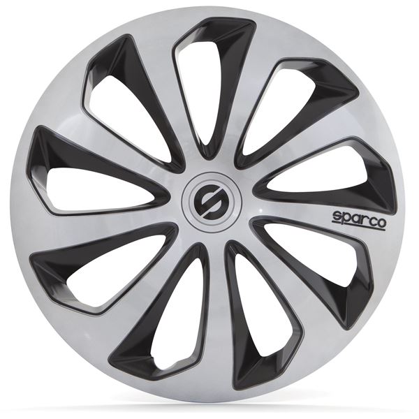 4 Enjoliveurs Sicilia noir 15' Sparco
