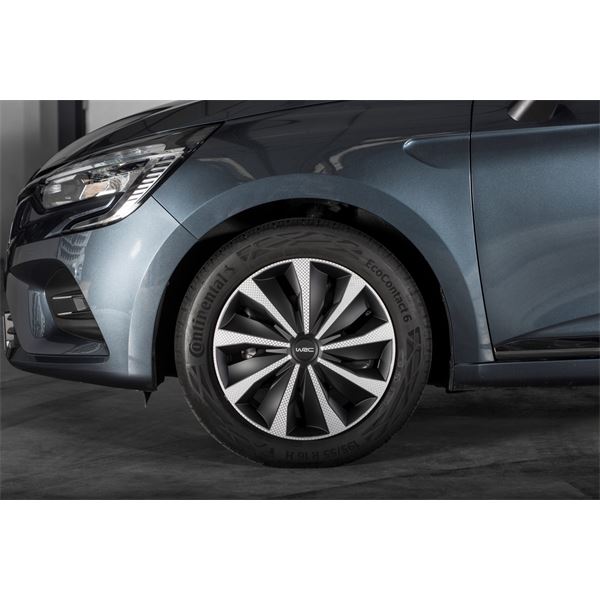 4 enjoliveurs 15 pouces carbone WRC