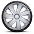 4 enjoliveurs Livorno carbon silver 14 pouces Feu Vert 08