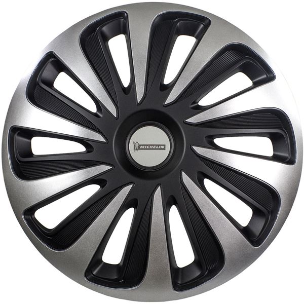 4 enjoliveurs 17 pouces Michelin 3D Black Edition