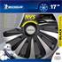 4 enjoliveurs 17 pouces Michelin 3D Black Edition