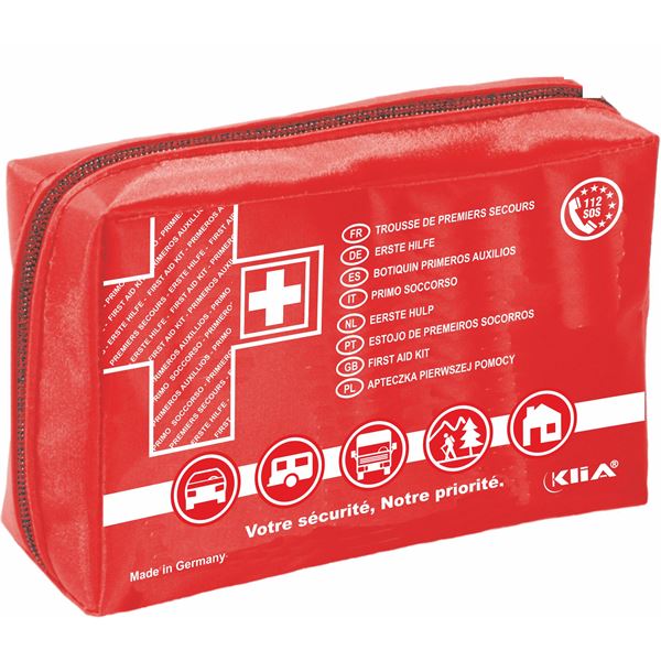 Trousse de premier secours DIN 13167 avec couverture de survie