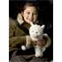 Peluche chat Feu Vert  27 cm