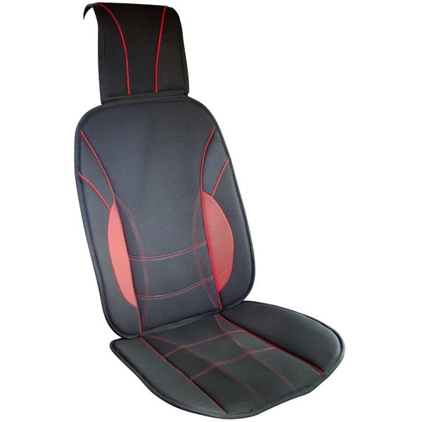 Couvre siège sport rouge et noir