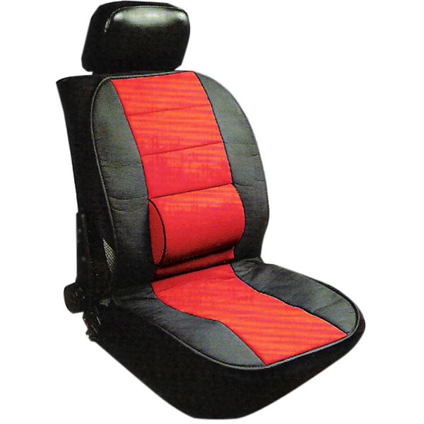 Couvre siège design cuir avec coussin lombaire