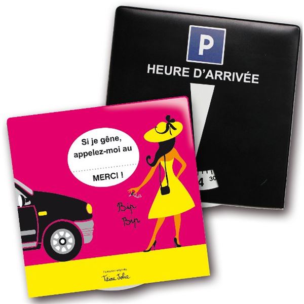 Disque de stationnement européen décoré BIP Zigoniric