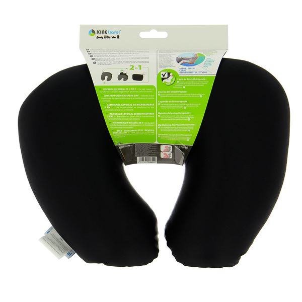 Coussin 2 en 1 : cale-nuque & oreiller d'appoint Kiné Travel