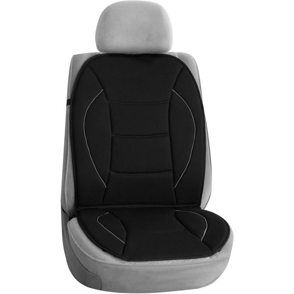 Couvre siège en polyester avec bande gris