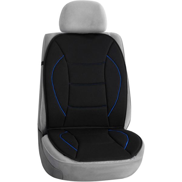 Couvre siège en polyester avec bande bleu
