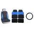 Pack tapis + c siège + c volant bleu