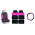 Pack tapis + c siège + c volant rose