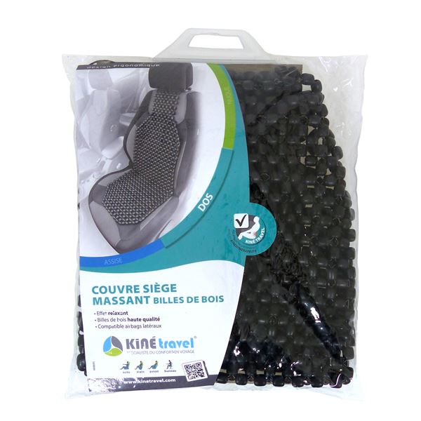 COUVRE SIEGE BILLE DE BOIS NOIRES KINE TRAVEL