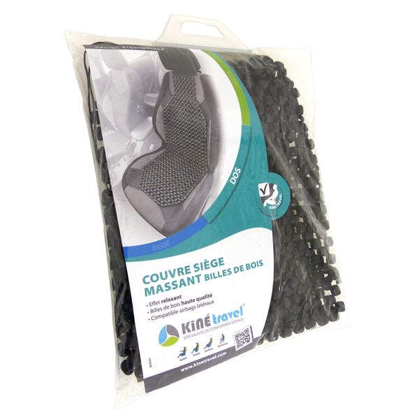 COUVRE SIEGE BILLE DE BOIS NOIRES KINE TRAVEL