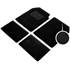 4 tapis moquette universels imitation cuir Luxe