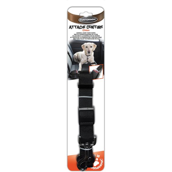 Ceinture de sécurité pour chien Customagic