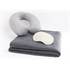 Kit voyage cale nuque + plaid + masque de sommeil