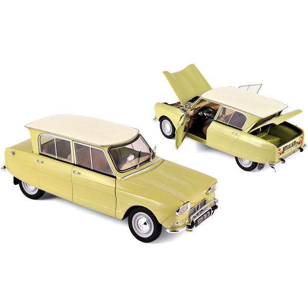 Voiture miniature Citroën Ami 6 1964 Naples Yellow - Réf. 181535