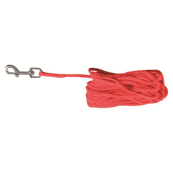 Laisse à pister pour chasse et dressage rouge réf. 19763 Trixie