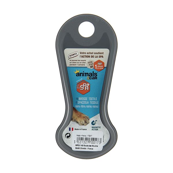 Brosse anti statique spéciale poils d'animaux