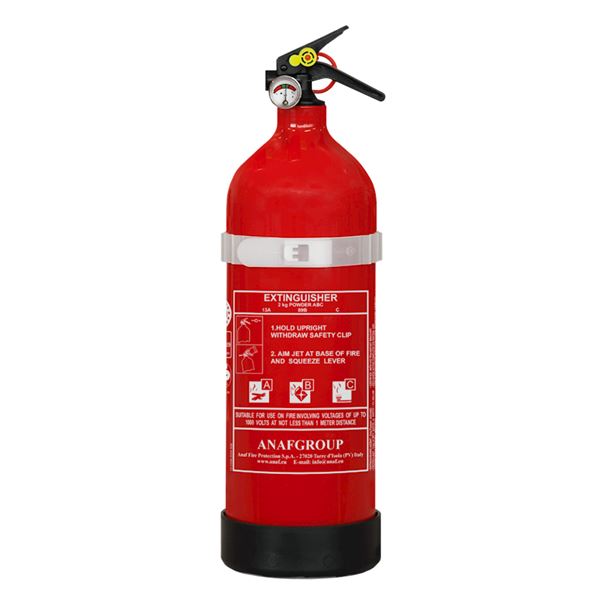 EXTINCTEUR VOITURE 2KG AVEC MANOMÈTRE