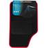 Tapis moquette universel Prems rouge x4