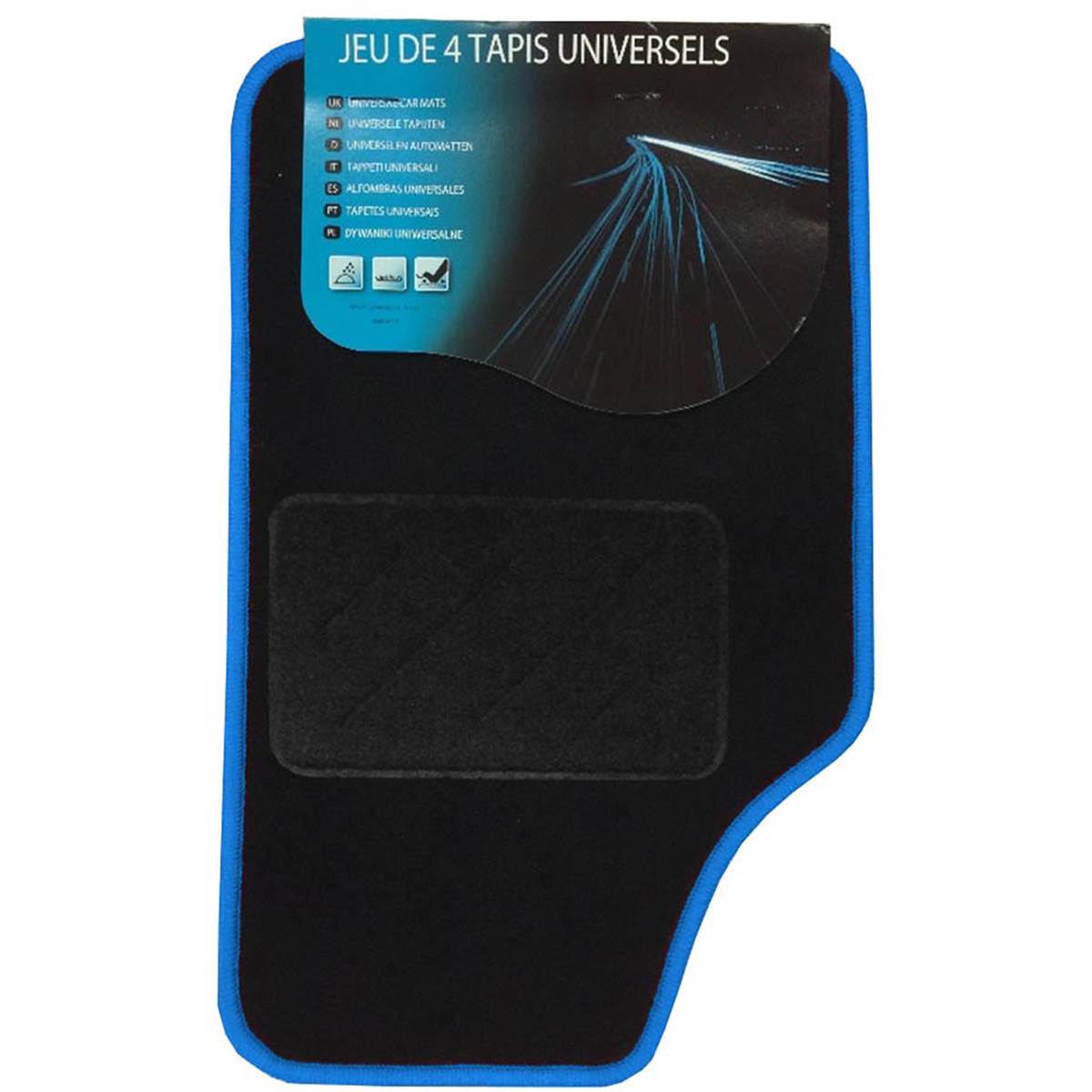 Tapis Moquette Universel Prems Bleu X4