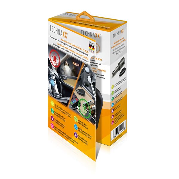 Alarme voiture sur prise allume-cigare Technaxx