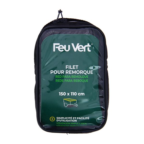 Filet de remorque 150 x 100 cm Feu Vert