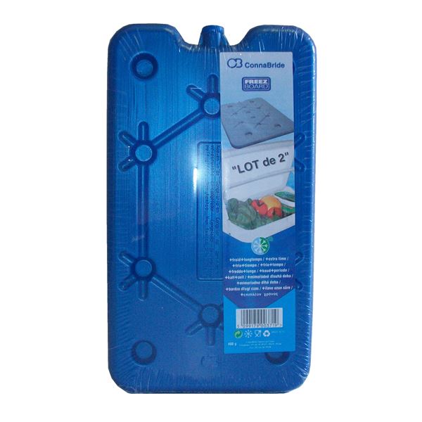 2 accumulateurs de froid extra plat 400g Connabride