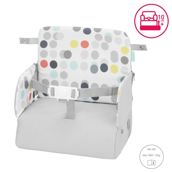 Rehausseur de chaise nomade 2 en 1 Sunday Pop Badabulle