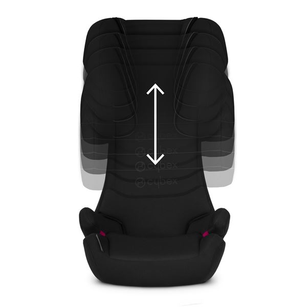 Siège auto CYBEX Solution X-Fix Pure Black Groupe 2/3