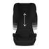 Siège auto CYBEX Solution X-Fix Pure Black Groupe 2/3