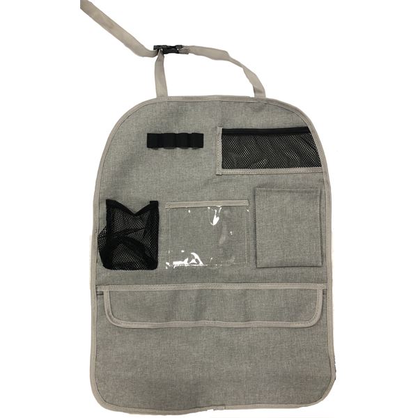 Organiseur de siège gris