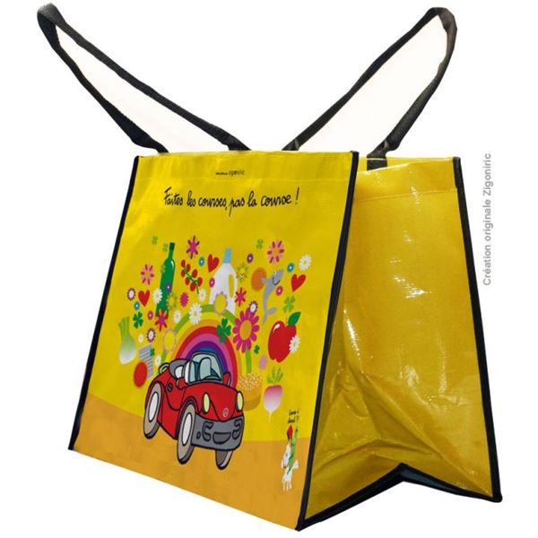 Le sac de course de Zigoniric qui ne se renverse pas dans les virages !
