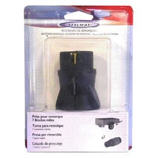 Prise remorque 7 broches plastiques Stylway