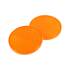 2 Catadioptres ronds orange Feu Vert