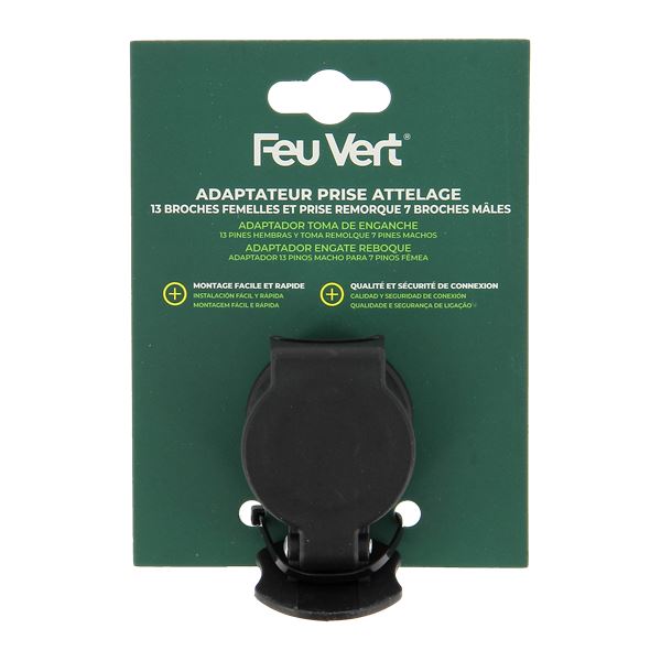 Adaptateur attelage Feu Vert 13 broches en 7 broches