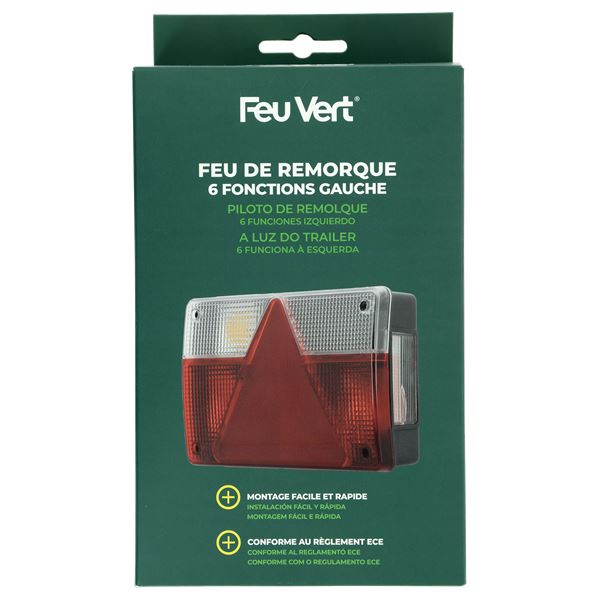 Feu remorque gauche 6 fonctions Feu Vert